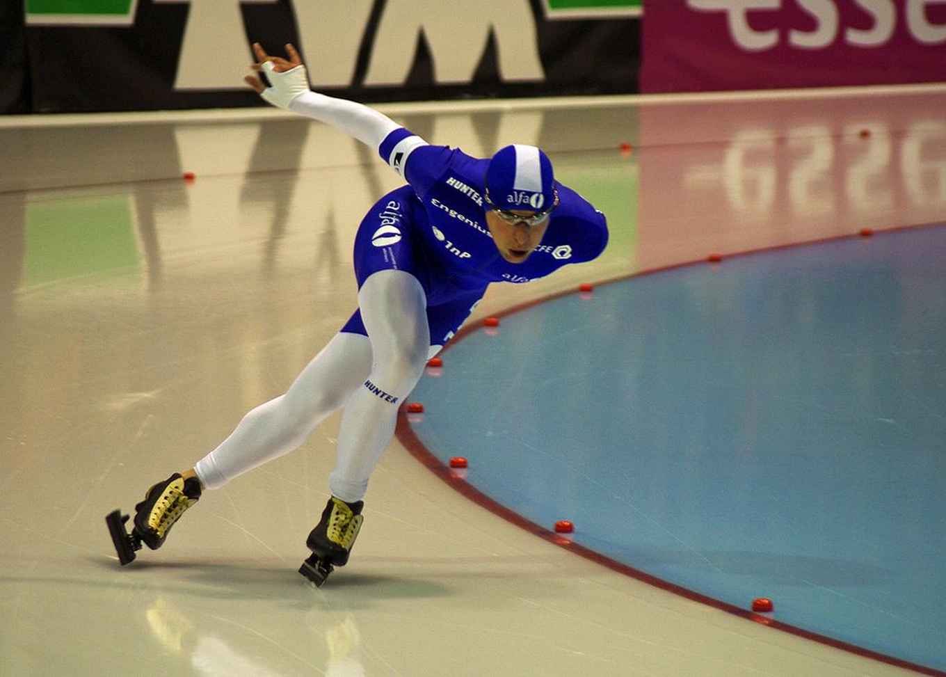 Speed skater Arjen van der Kieft