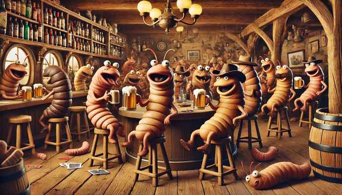 drunk worms