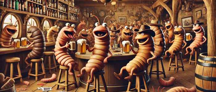 drunk worms