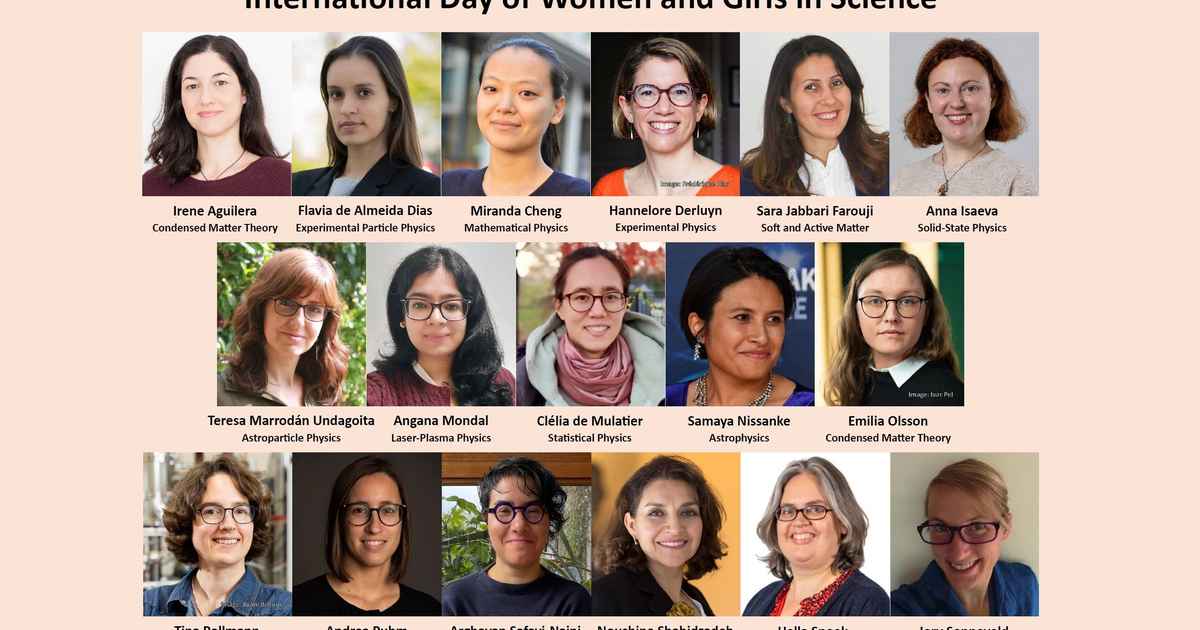 11 februari: International Day of Women and Girls in Science - IoP ...