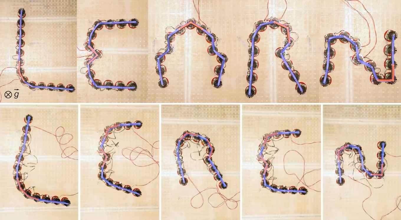 The new metamaterials can learn to take on any shape